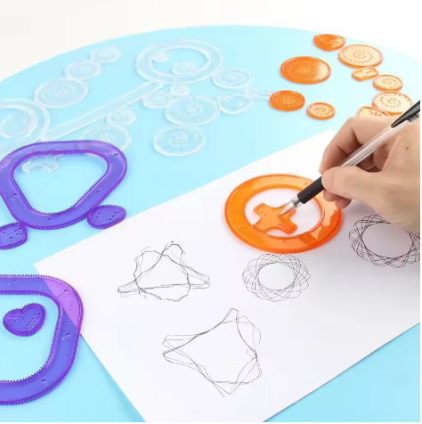 Interlocking Gears Drawing Toy Set – Creative Spirograph Art Tools for Kids