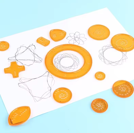 Interlocking Gears Drawing Toy Set – Creative Spirograph Art Tools for Kids