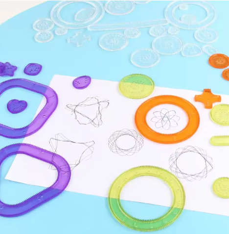 Interlocking Gears Drawing Toy Set – Creative Spirograph Art Tools for Kids